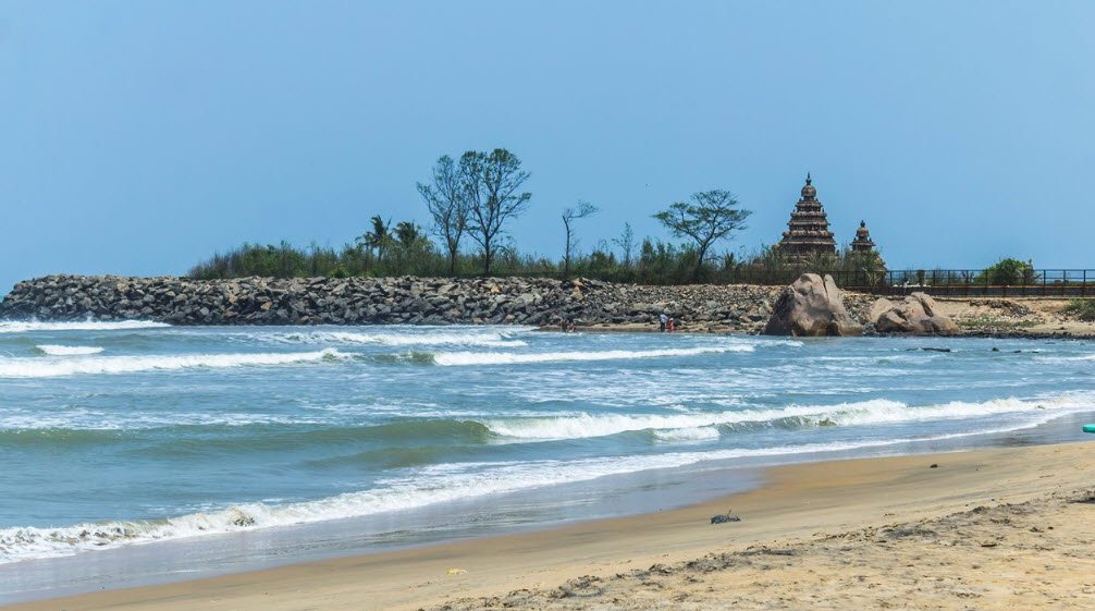 Mahabalipuram Beach, Tamil Nadu, India